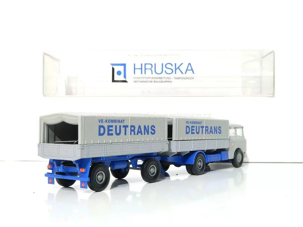 Hruska - ŠKODA plachta s přívěsem Deutrans - HO