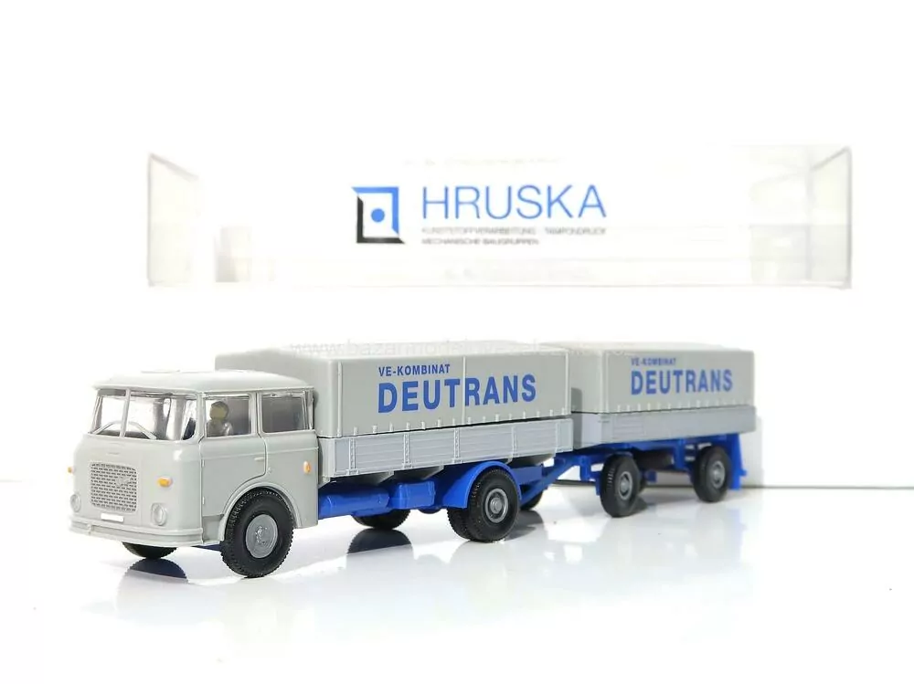 Hruska - ŠKODA plachta s přívěsem Deutrans - HO