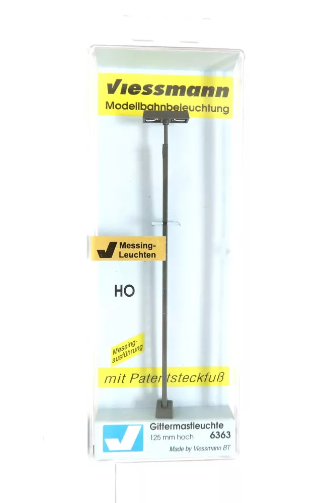 Wiessmann - Lampa stožárová 2 světla 124mm LED bílá - HO