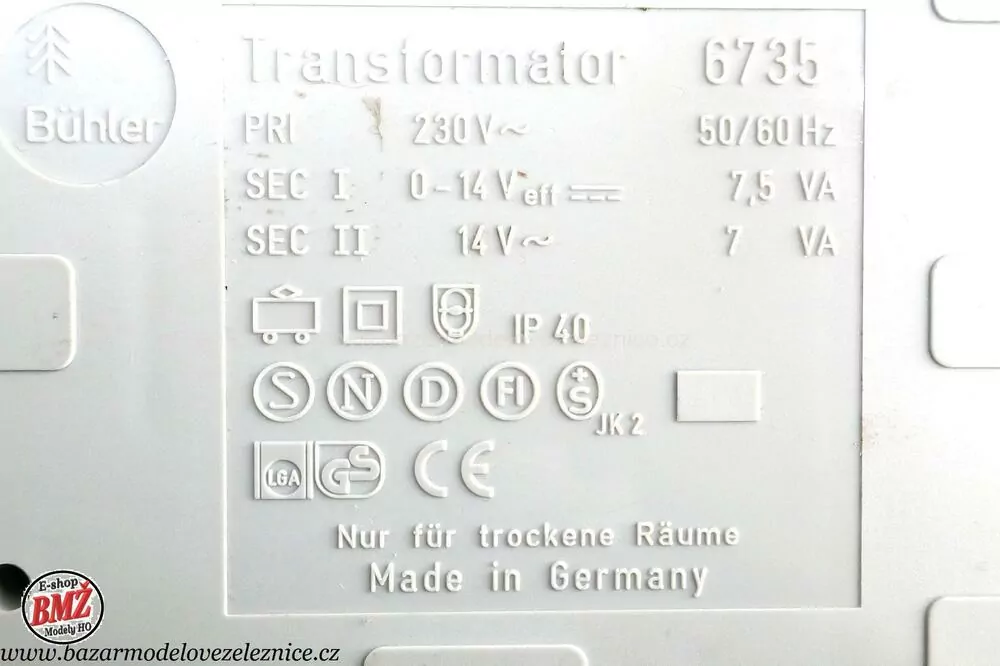 Trafo -DCC - Fleischmann Lok Boss 6865 - HO - TT
