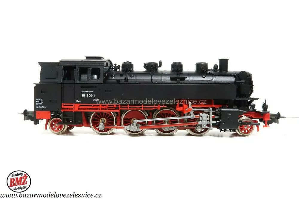 Piko DDR - DC - Parní lokomotiva BR 86 1800 DR  - HO