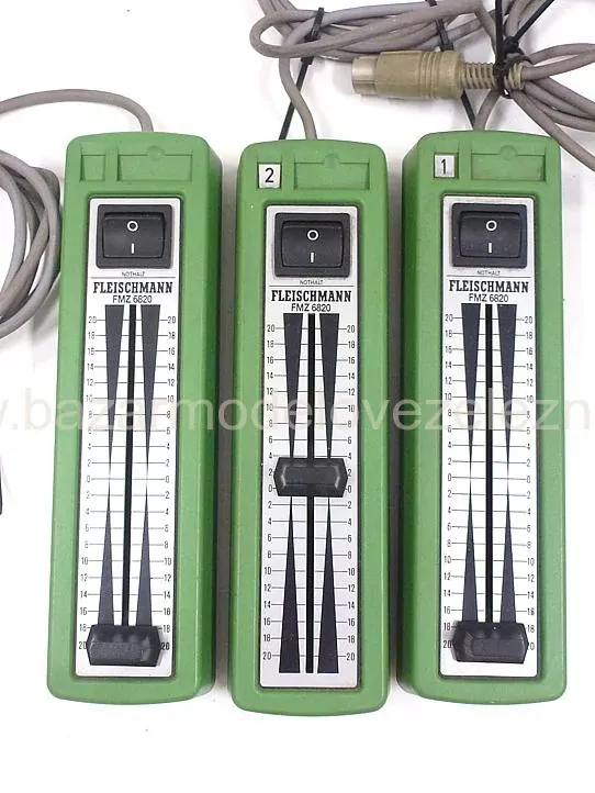 3 x Fleischmann 6820, Fmz softwarová regulátor- HO - TT