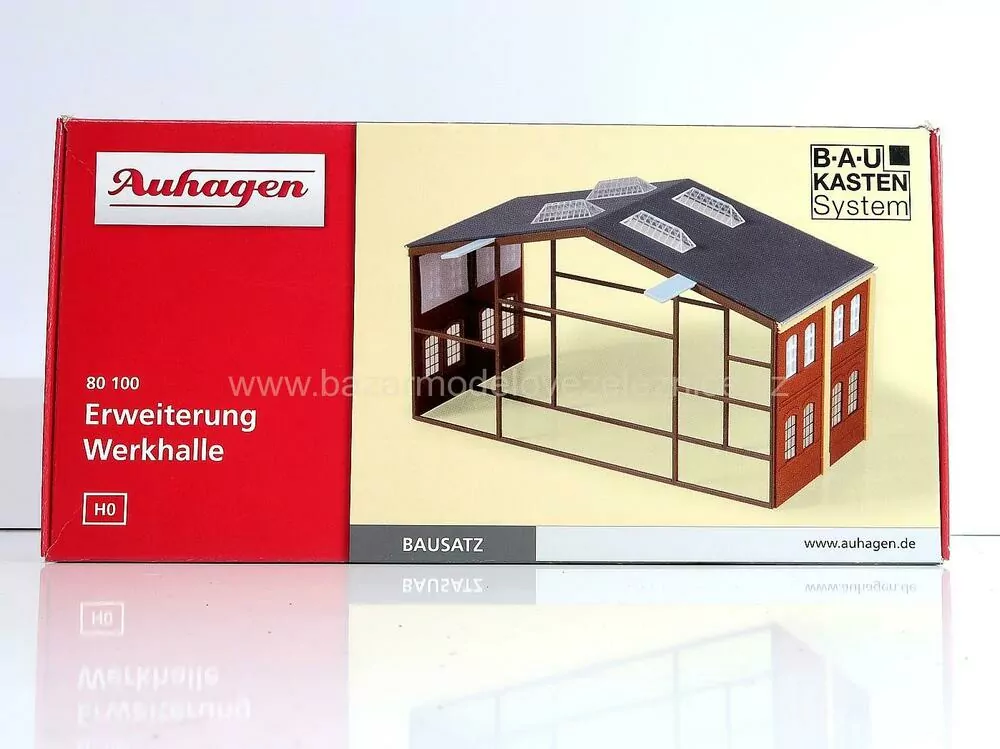 Auhagen - Rozšíření modelu tovární haly - HO