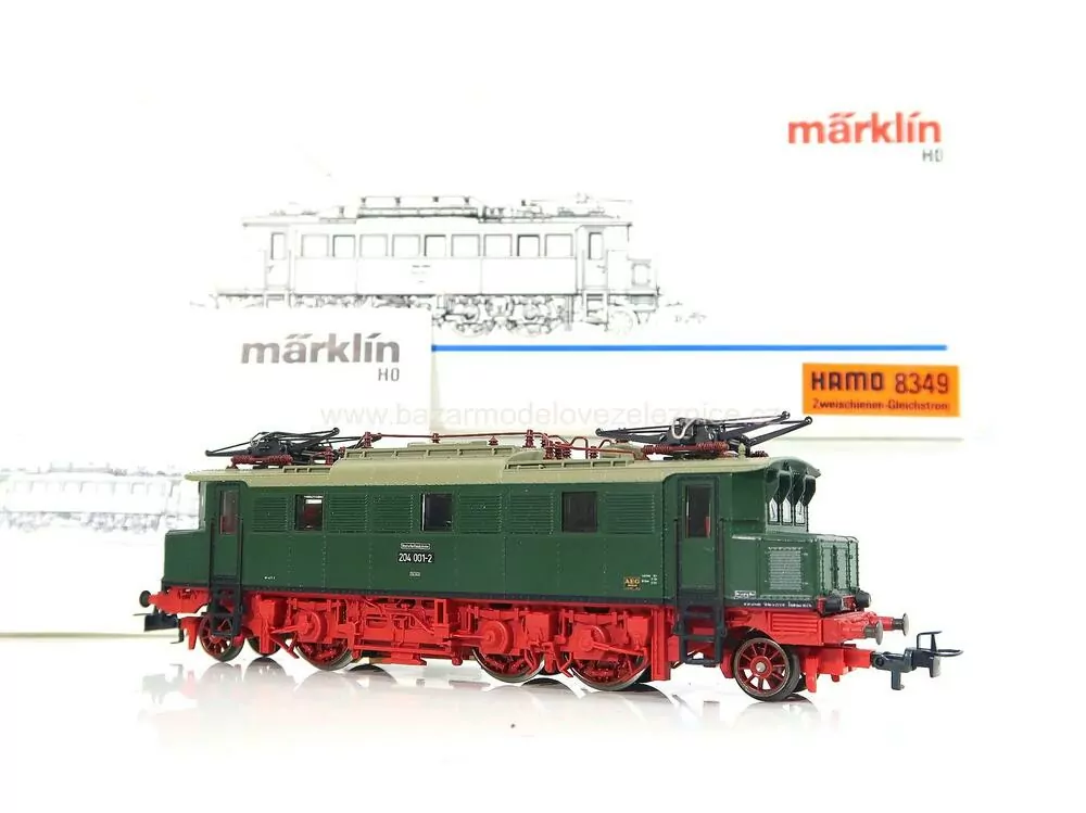 Marklin Hamo - DC - Elektrická lokomotiva BR 201 001 DR - HO
