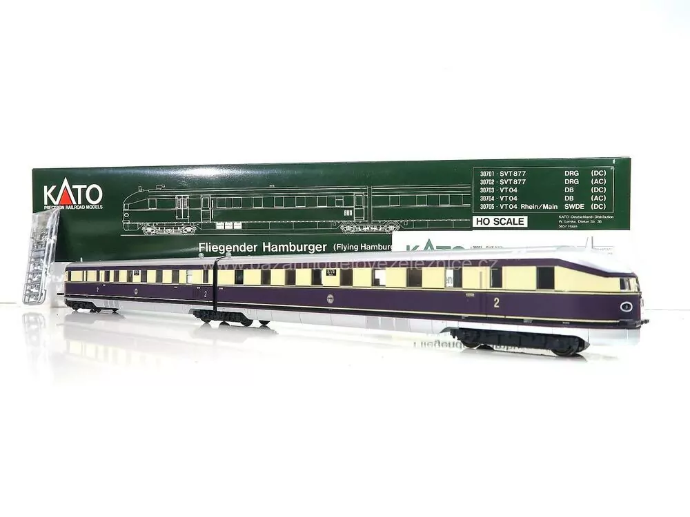 Kato - DCC - Motorová souprava SVT 877 DRG - HO