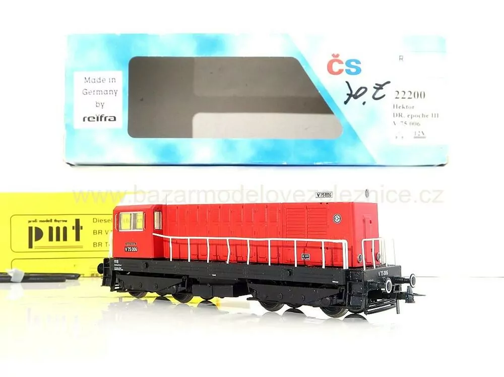 PMT - CS Train - DCC - Dieselová lokomotiva V 75 006 DR - HO