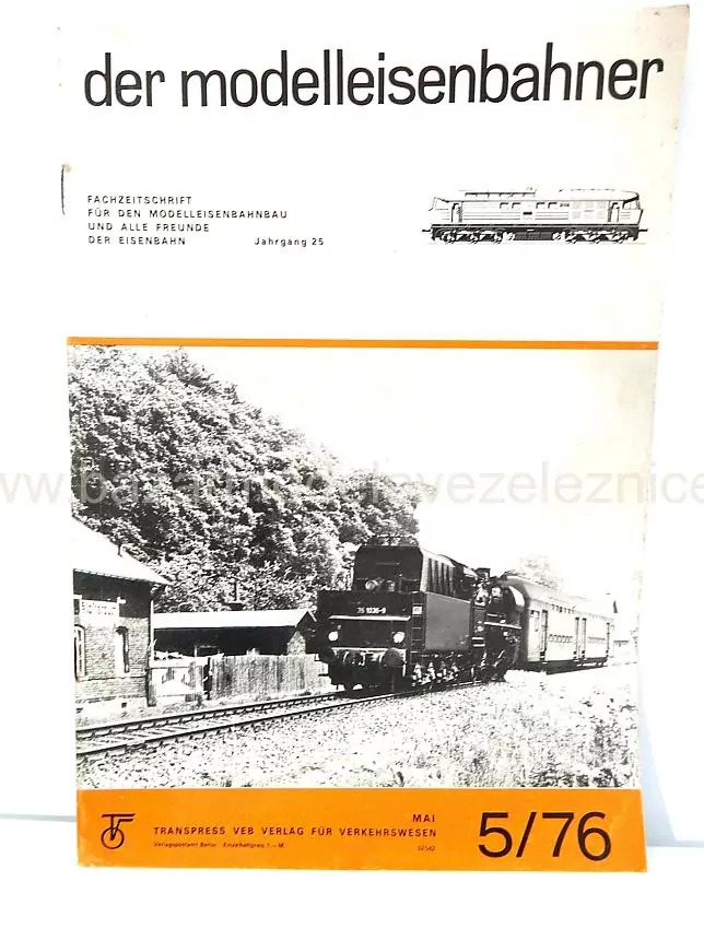 Časopis Der Modelleisenbahner 5/1976