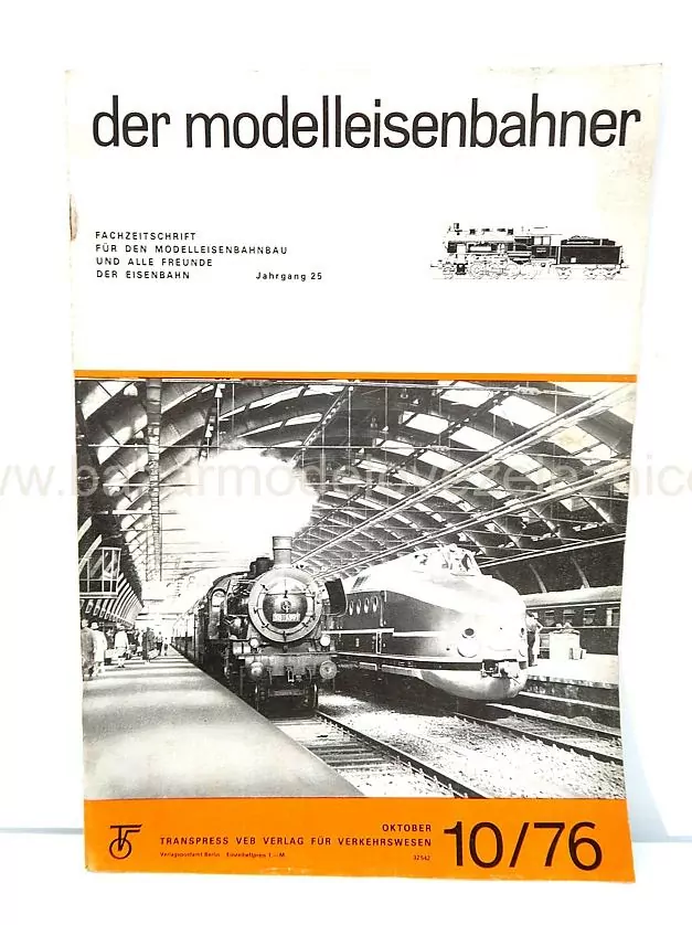 Časopis Der Modelleisenbahner 10/1976
