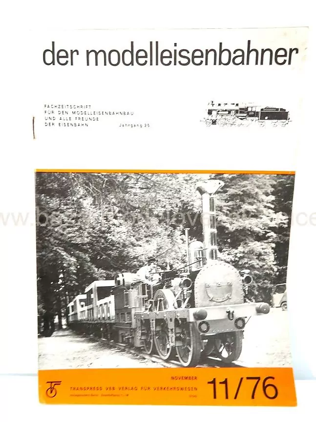 Časopis Der Modelleisenbahner 11/1976