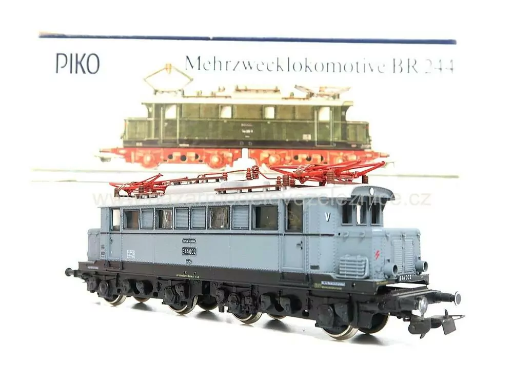 Rarita - Piko DDR - DC - Elektrická lokomotiva E 44 002 DRG - HO