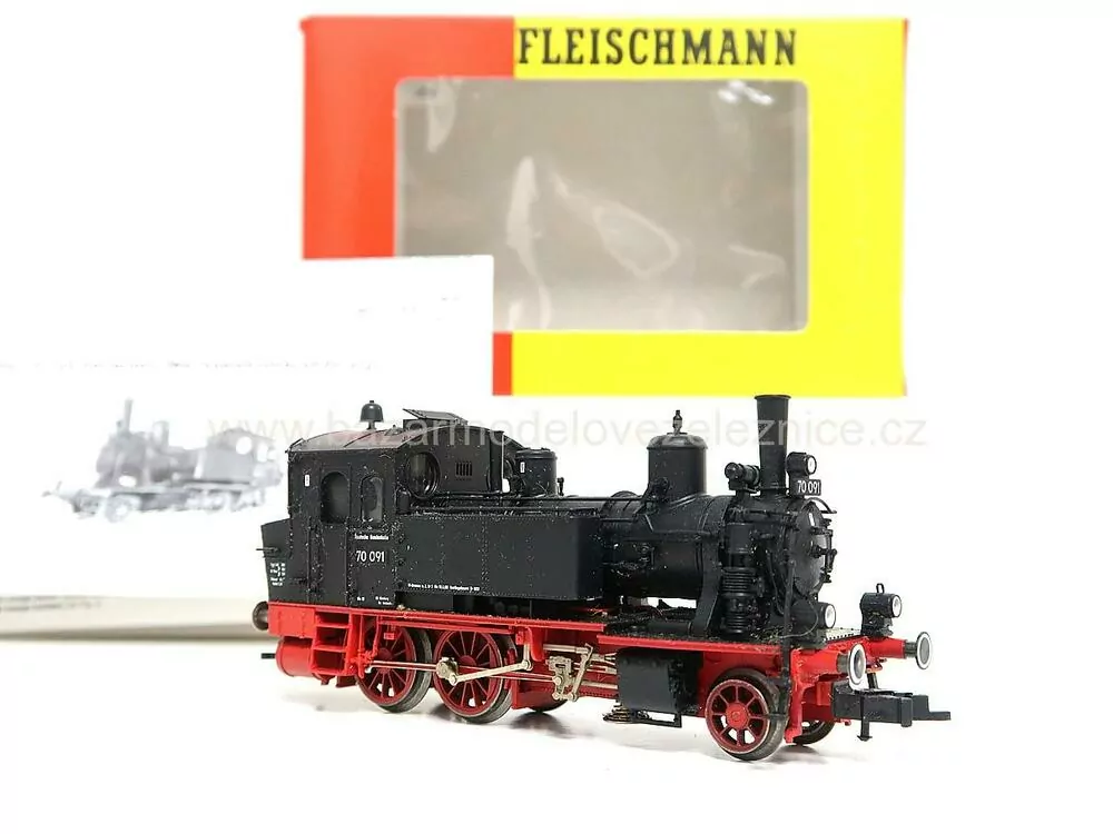 Fleischmann - DCC - Parní lokomotiva BR 70 091 DR - HO