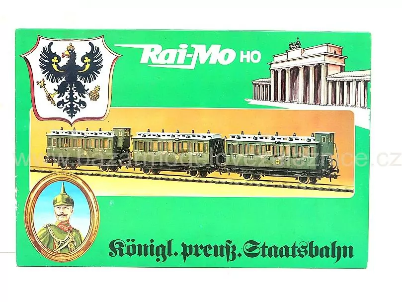 Raimo - Stavebnice 3 vozů K.P.E.V - HO
