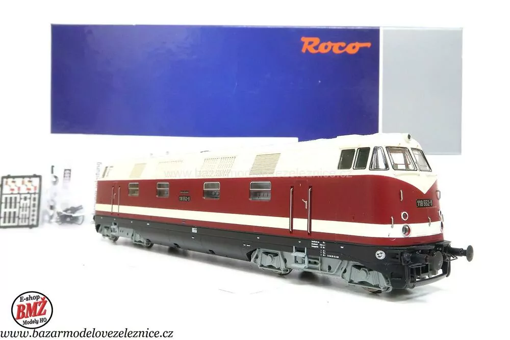 Roco - DCC + Henning Sound - Dieselová lokomotiva BR 118 552 DR - HO