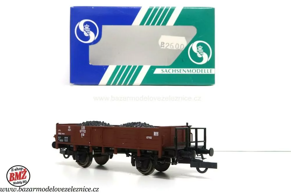 Sachsenmodelle - Nákladní vůz DR s uhlím - HO