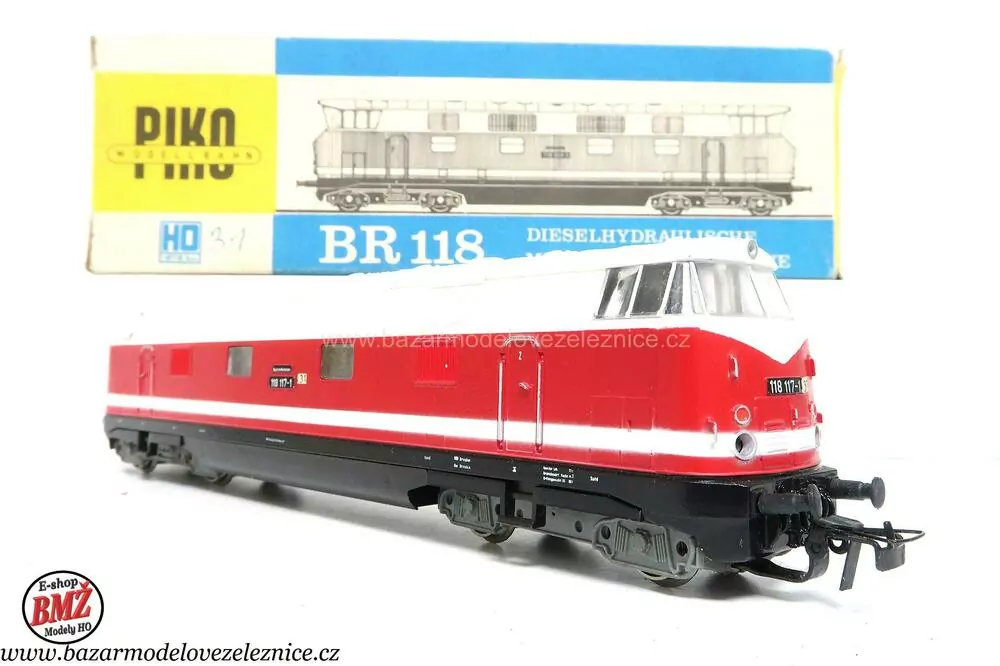 Piko DDR - DC - Dieselová lokomotiva BR 118 117 DR - HO