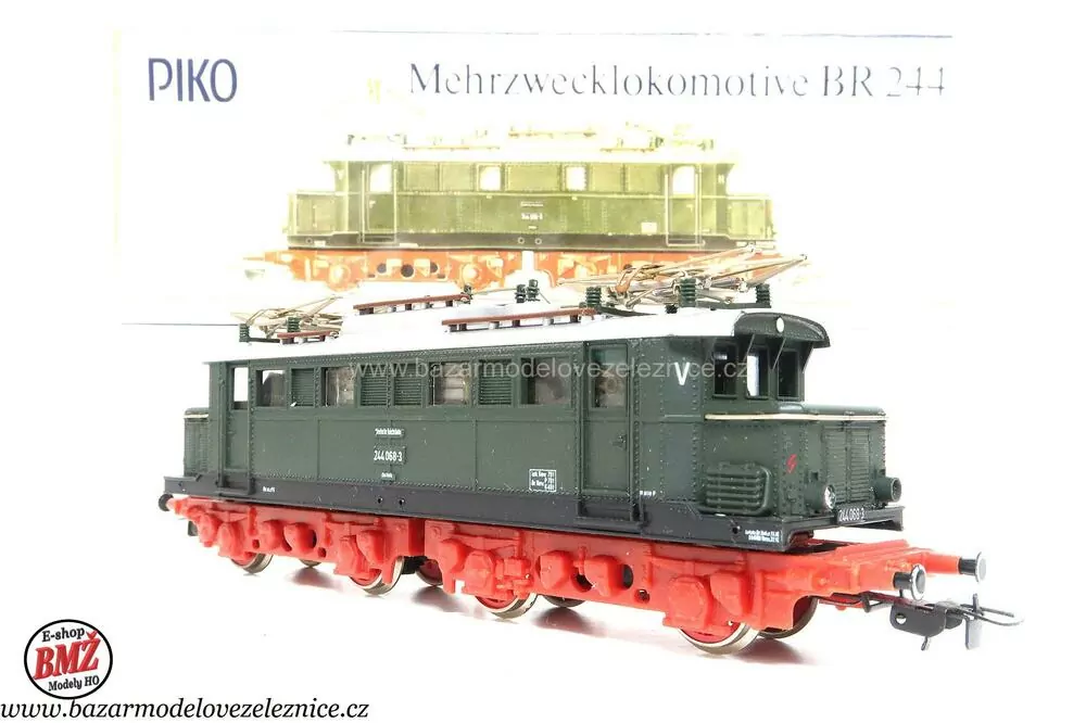 PIKO DDR - DC - Elektrická lokomotiva BR 244 068 DR -HO