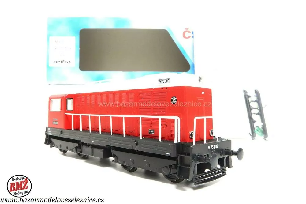 Reifra - ČST - DSS - Dieselová lokomotiva V 75 006 DR - HO