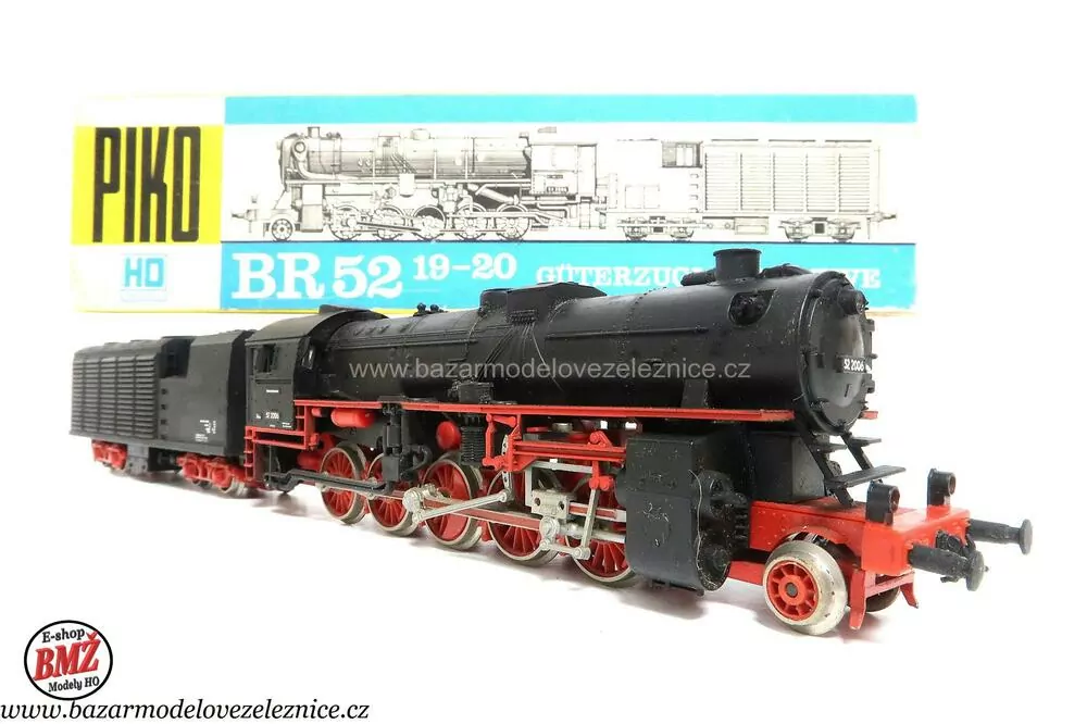 Piko DDR - DC - Parní lokomotiva BR 52 2006 DR - HO