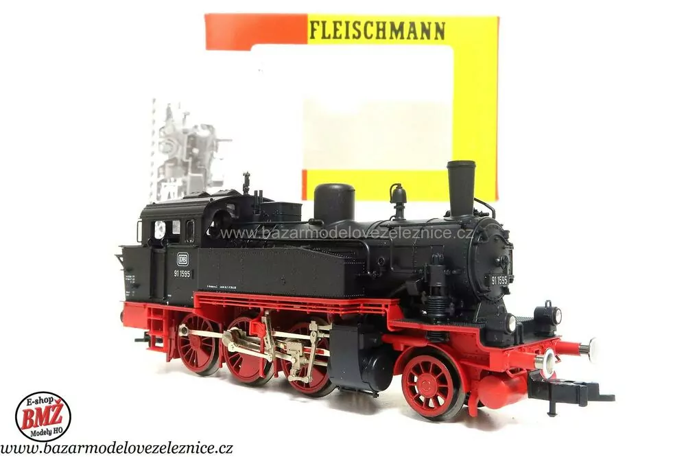 Fleischmann - DC - Parní lokomotiva BR 91 1627 DR - HO