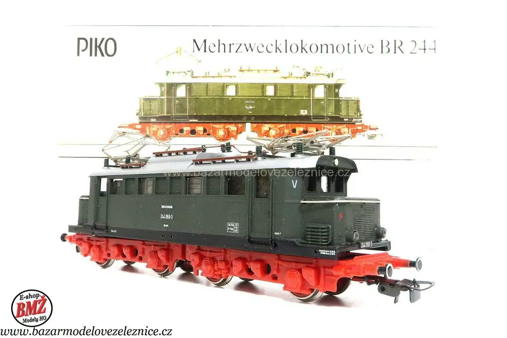 PIKO DDR - DC - Elektrická lokomotiva BR 244 068 DR -HO