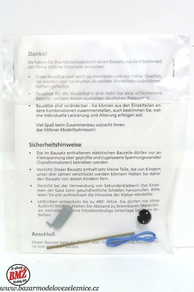 Volkner - Stavebnice nádražní lampy - HO