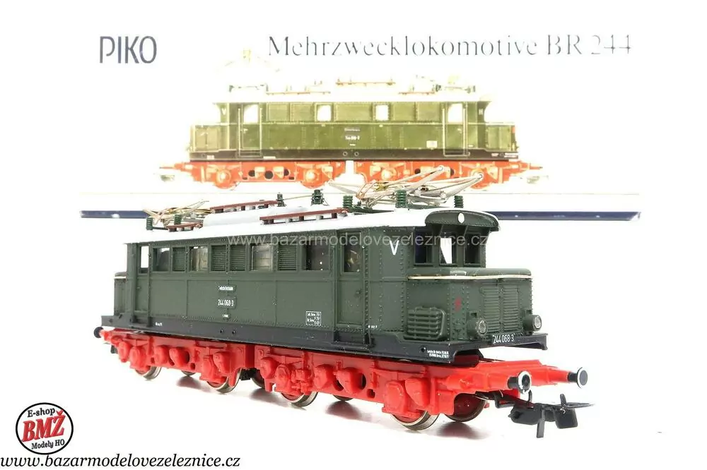 PIKO DDR - DC - Elektrická lokomotiva BR 244 068 DR -HO