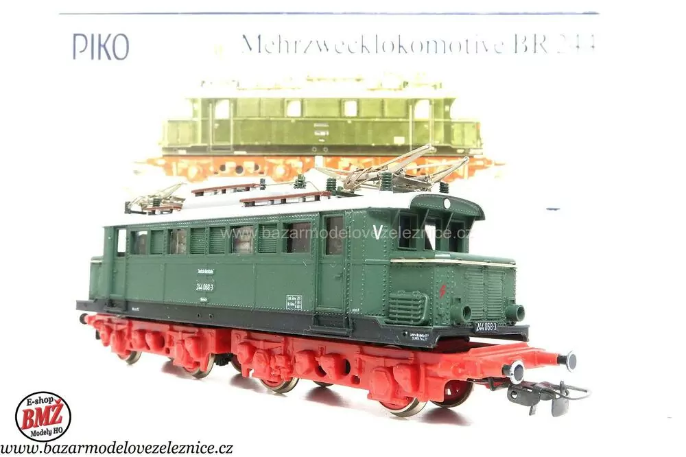 PIKO DDR - DC - Elektrická lokomotiva BR 244 068 DR -HO