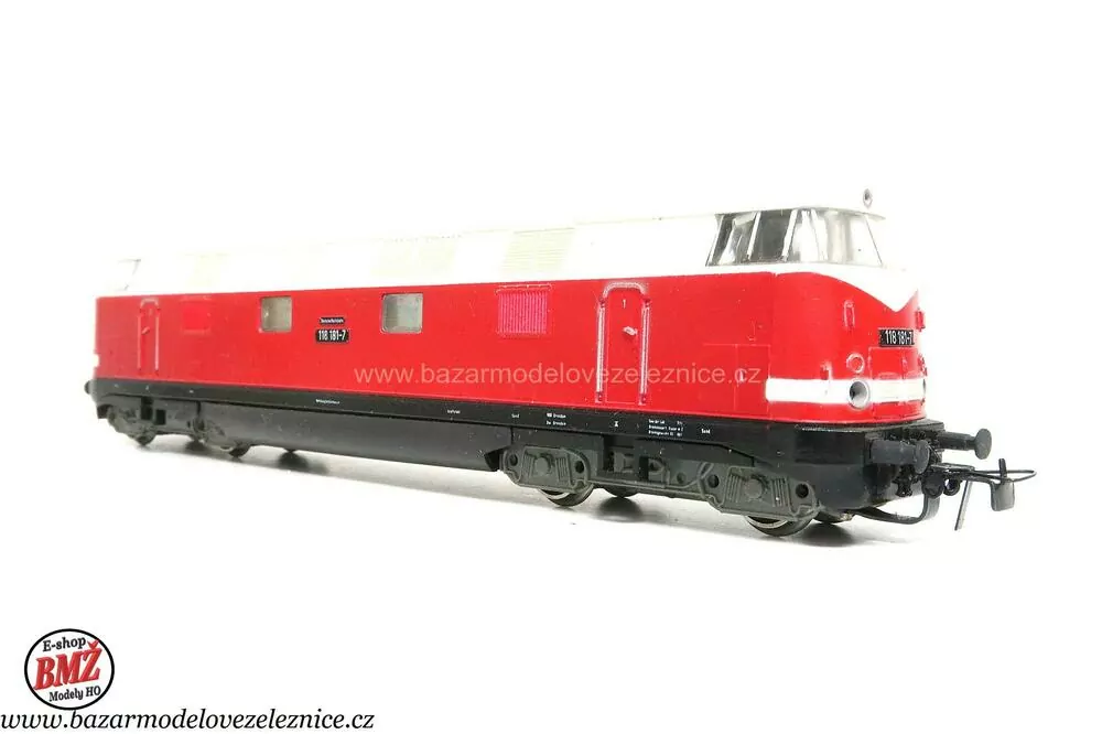 PIKO DDR - DC - Dieselová lokomotiva BR 118 181 DR - HO