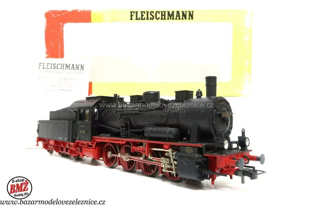 Fleischmann - DC - Parní lokomotiva BR 55 5184 DRG- HO