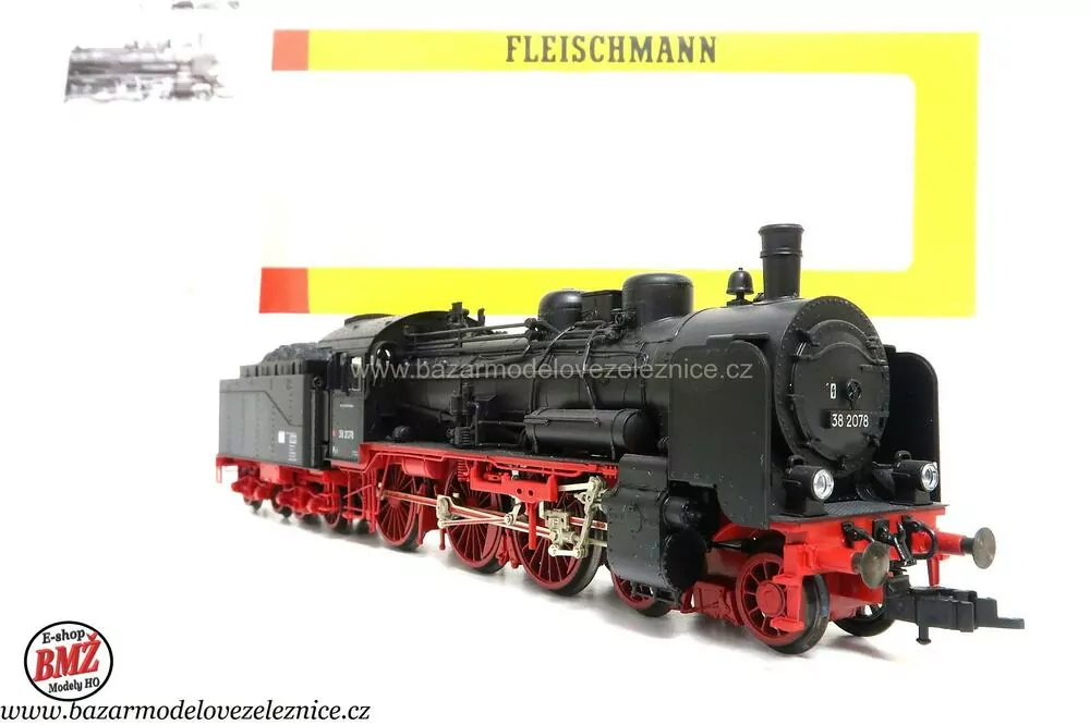 Fleischmann - DC - Parní lokomotiva BR 38 2078 DRG - HO