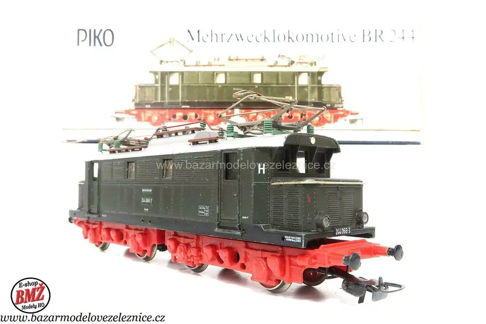 PIKO DDR - DC - Elektrická lokomotiva BR 244 068 DR -HO