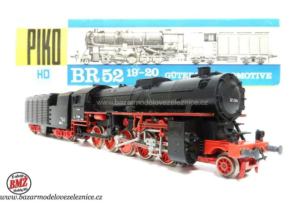 Piko DDR - DC - Parní lokomotiva BR 52 2006 DR - HO