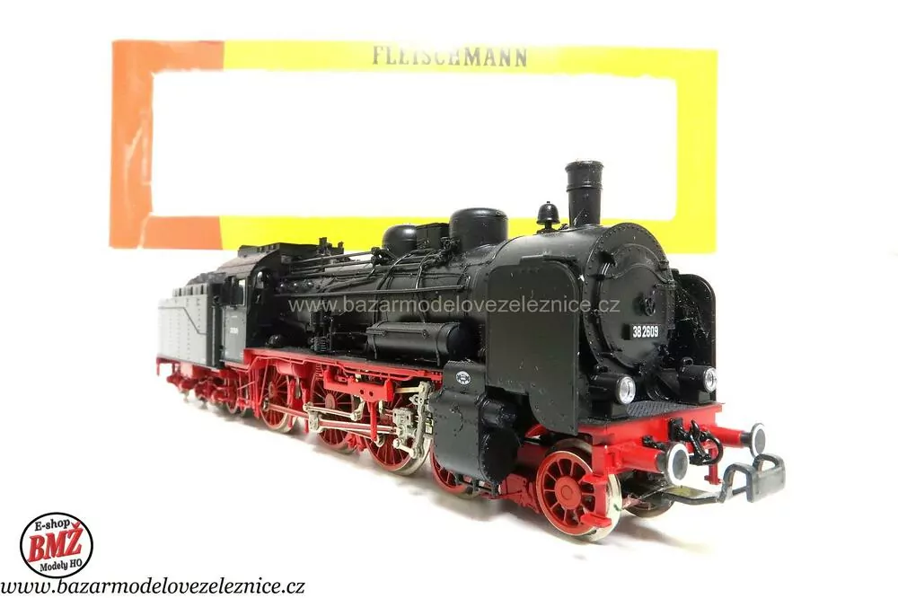 Fleischmann - DC - Parní lokomotiva BR 38 2609 DR - HO
