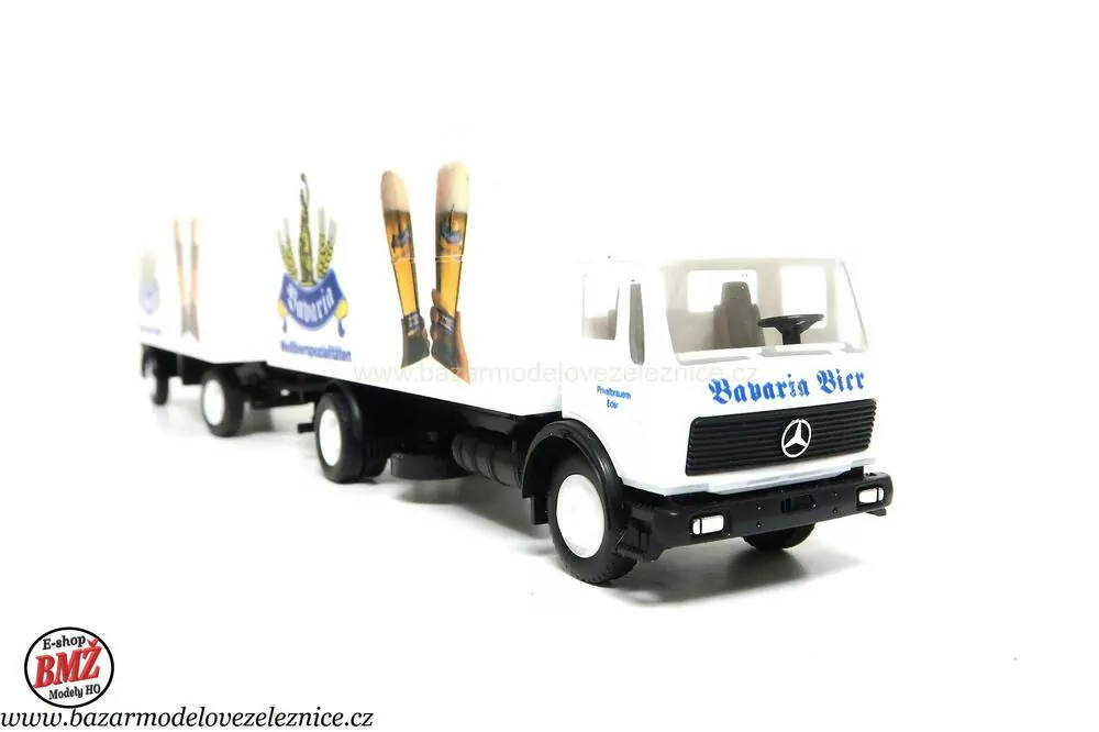 WIKING - Mercedes s přívěsem - HO