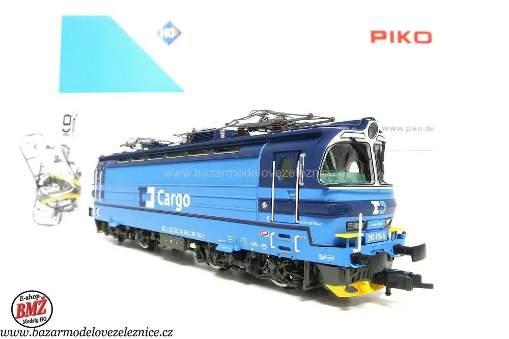Nové Piko - DCC - Elektrická lokomotiva 240 ČD CARGO - HO