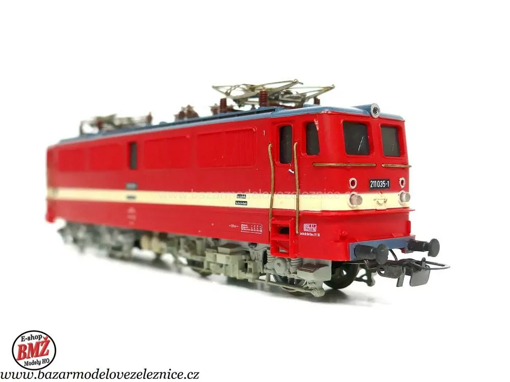 Piko DDR - DC - Elektrická lokomotiva E 211 035 DR - HO
