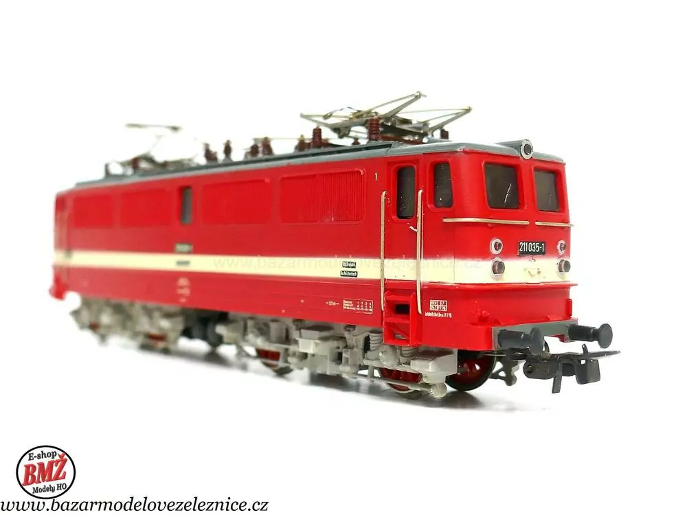 Piko DDR - DC - Elektrická lokomotiva E 211 035 DR - HO