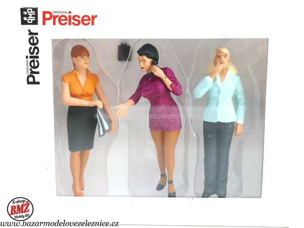 Preiser - Figurky 3 ks - Ženy v kanceláři - G