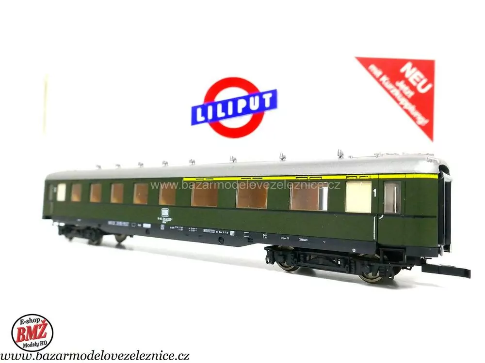 Liliput - Osobní vůz 1/2 tř. DB - HO