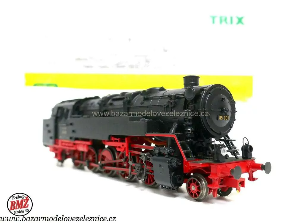 Trix - DSS + KOUŘ - Parní lokomotiva BR 85 001 DRG - HO