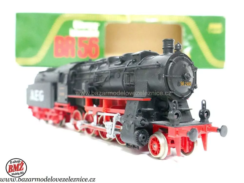 Piko DDR - DC - Parní lokomotiva BR 56 2906 AEG DRG - HO