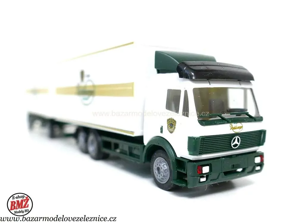 Herpa - Mercedes s přívěsem - HO