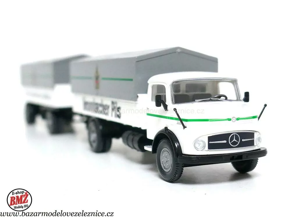 Wiking - Mercedes s přívěsem - HO