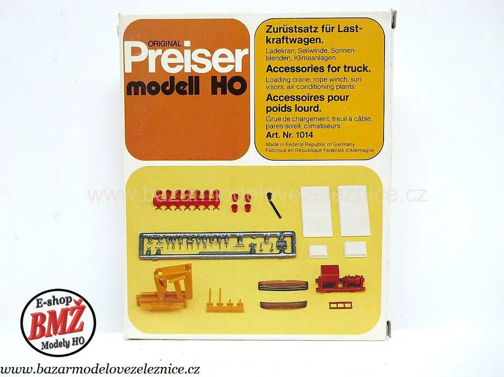 Preiser - příslušenství pro nakládací jeřáb- HO