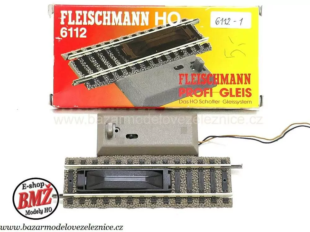 Fleischmann profi¨- kolej přímá - el. rozpojovací 100 mm - HO
