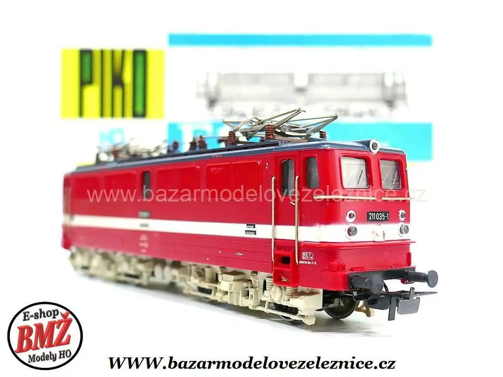Piko DDR - Elektrická lokomotiva E 211 035 DR - HO
