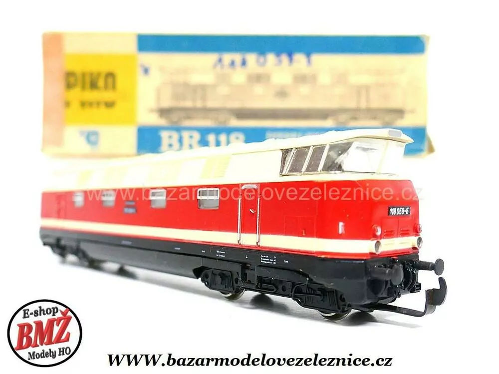 Piko DDR - DC - Dieselová lokomotiva BR 118 059 DR - HO