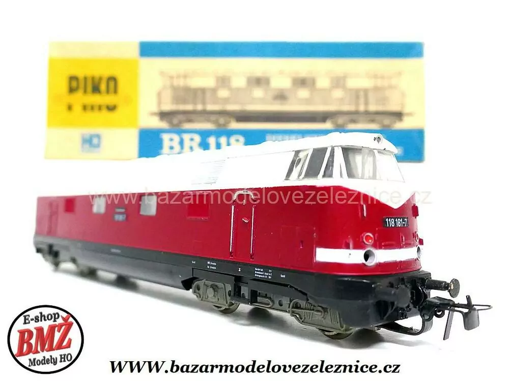 Piko DDR - DC - Dieselová lokomotiva BR 118 181 DR - HO