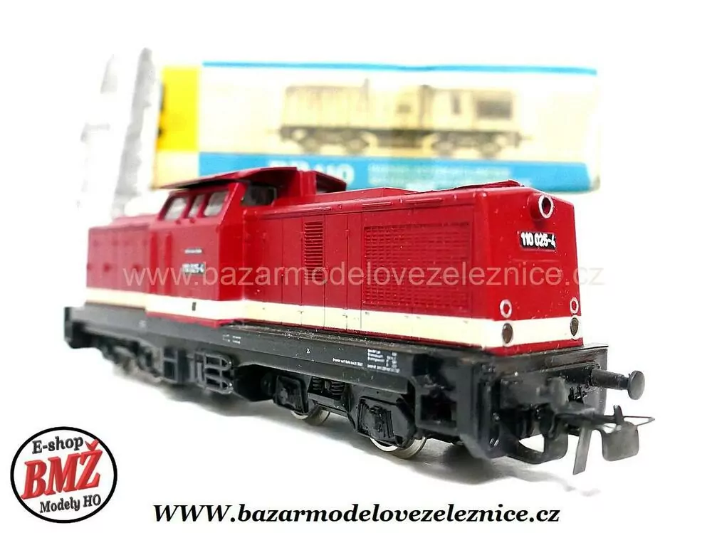 PIKO DDR - DC - Dieselová lokomotiva BR 110 025 DR - HO