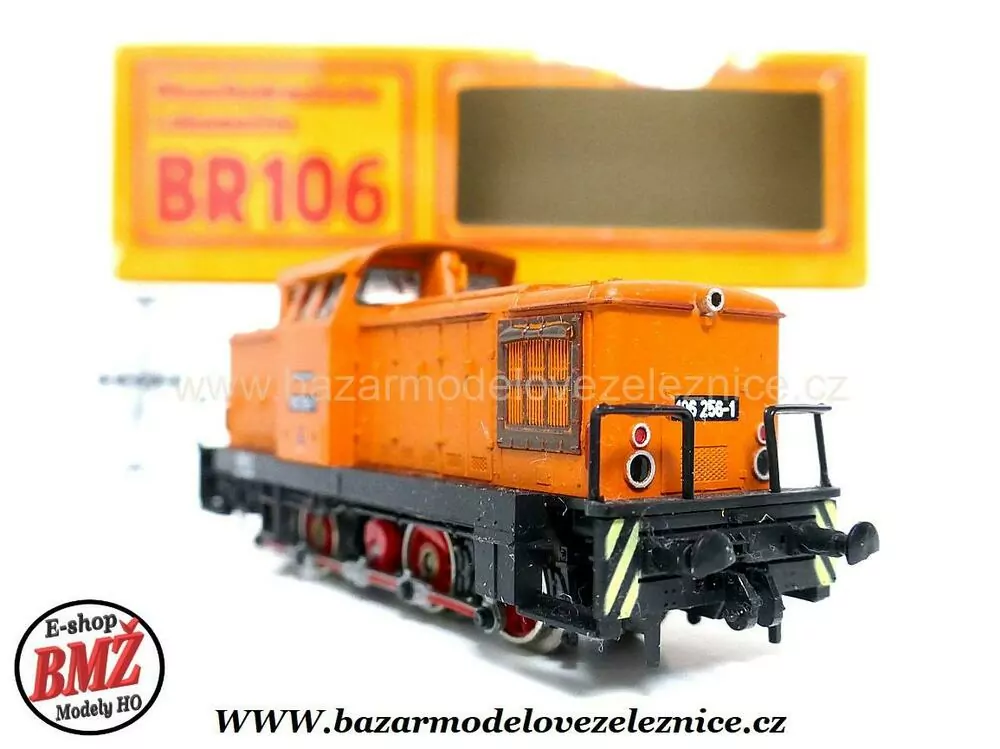 Piko DDR - DC - Dieselová lokomotiva BR 106 256 DR - HO